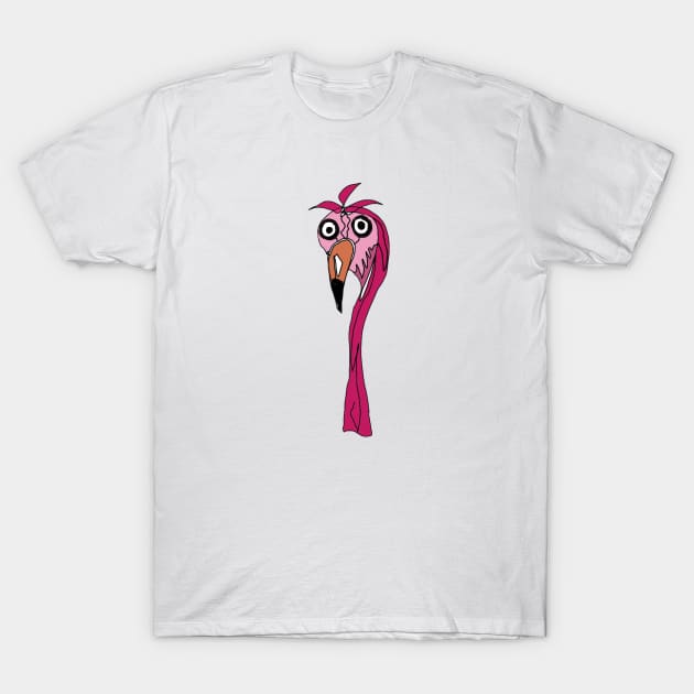 Pink Flamingo T-Shirt by bailezell